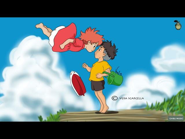 Ponyo On The Cliff By The Sea Full SoundTrack - Best Instrumental Songs Of Ghibli Collection