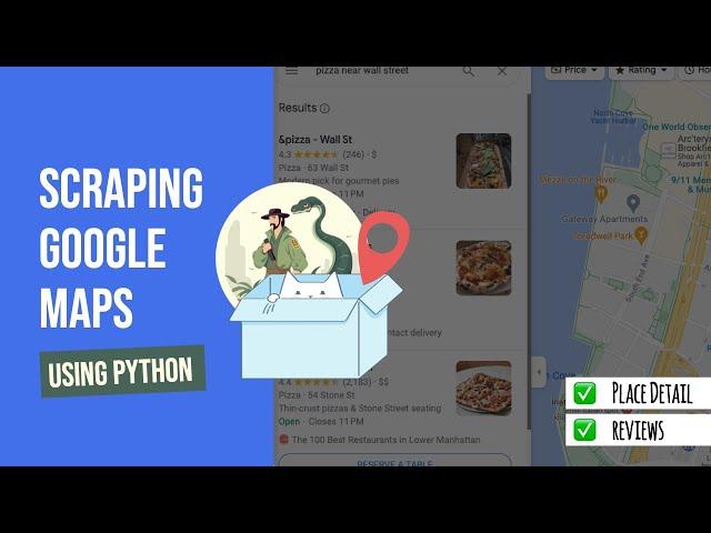 Scrape Google Maps reviews data using Python (Google Maps scraper)