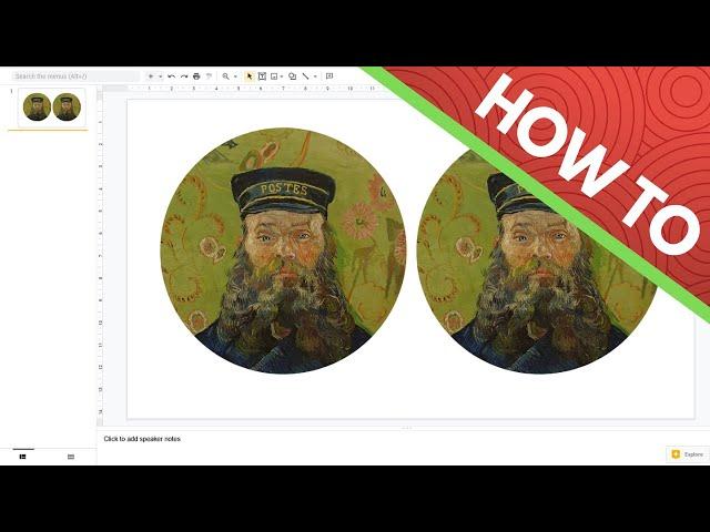 How to Crop a Picture into a Circle in Google Slides