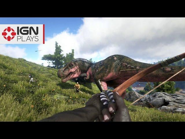 Ark Survival Evolved is a Game That Lets You Poop  - IGN Plays