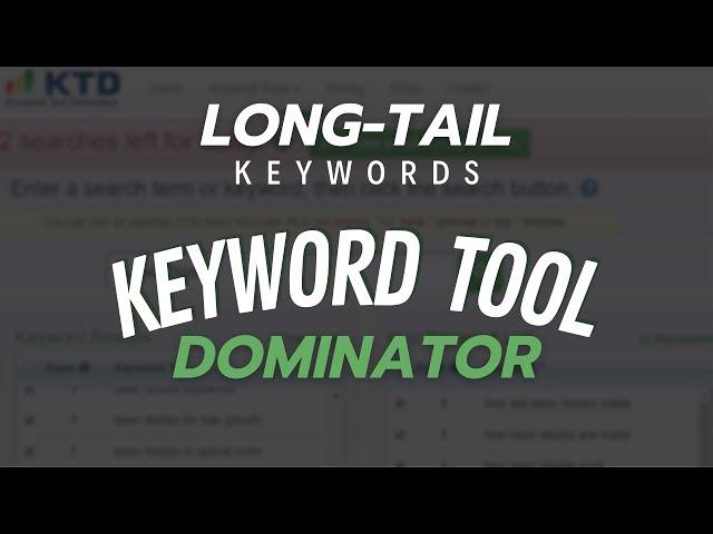 Unlocking the Power of Keyword Tool Dominator: The Ultimate Guide for Boosting Your SEO