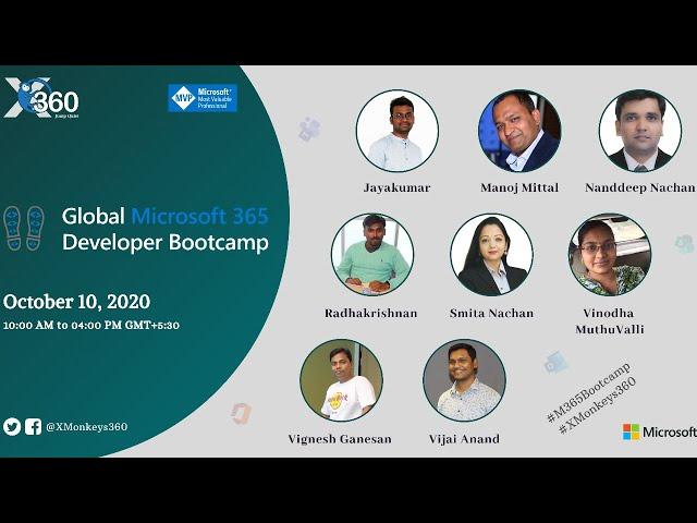 Global Microsoft 365 Developer Bootcamp 2020 | XMonkeys360