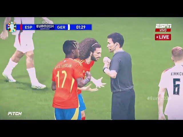 Spain 2-1 Germany | EURO 2024 | Full Match - Gameplay