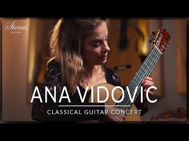 ANA VIDOVIC - Classical Guitar Concert | Concierto de Aranjuez, Capriccio Diabolico | Siccas Guitars