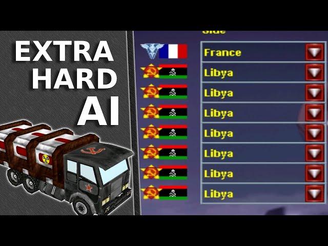 Red Alert 2 - Extra Hard AI - My Truck Is Loaded - 7 Libya vs 1 France