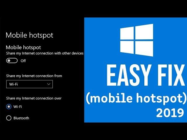 How to fix windows 10 Hotspot not obtaining ip address | Hotspot not sharing internet