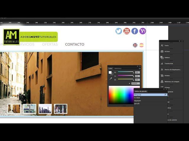 ADOBE MUSE TUTORIALES | Crear nuestro proyecto en dos o más idiomas.