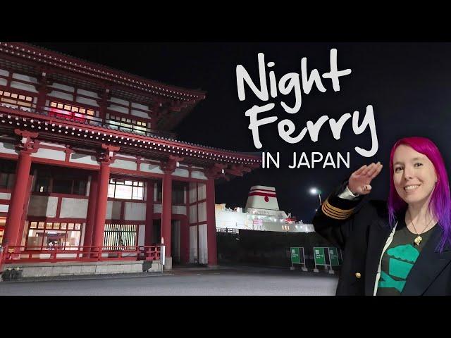 What it's like on a NIGHT FERRY in Japan! ️ Hankyu Ferry, Overnight Kyushu to Kobe / Osaka