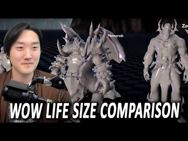 Savix Reacts to World of Warcraft Size Comparison - Realistic