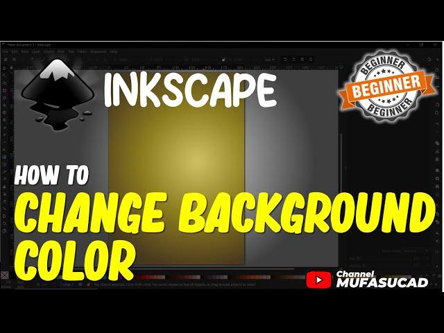 Inkscape How To Change Background Color