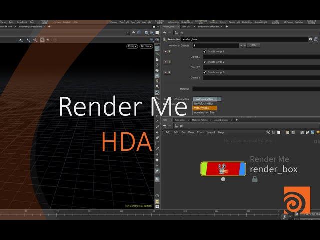 Houdini Quick Tip | Render Me HDA