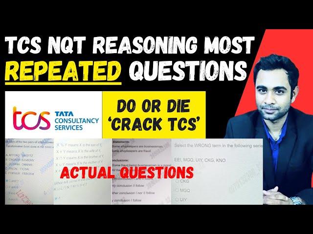 TCS NQT Reasoning Most Repeated Question | TCS NQT 2024 | TCS PYQ's | Brahmastra Series