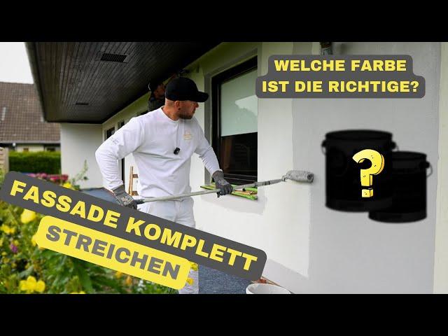 Fassade neu streichen - so machst du es richtig!