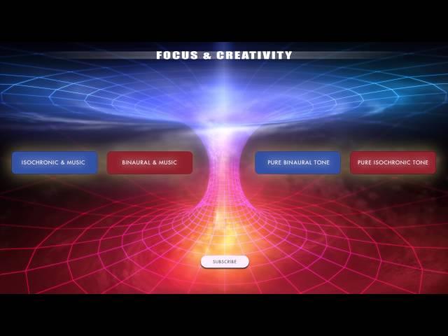 Focus & Creativity - Creative Thinking, Visualisation & Problem Solving - Binaural Beats & Iso Tones