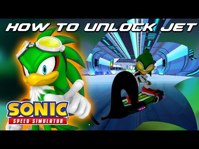 HOW TO UNLOCK JET THE HAWK (Sonic Speed Simulator)