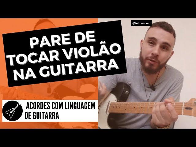 COMO FAZER ACORDES COM LINGUAGEM DE GUITARRA