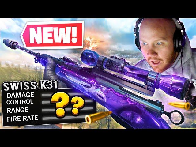 USING THE NEW SNIPER IN WARZONE! (Swiss K31) Ft. Nickmercs & Cloakzy