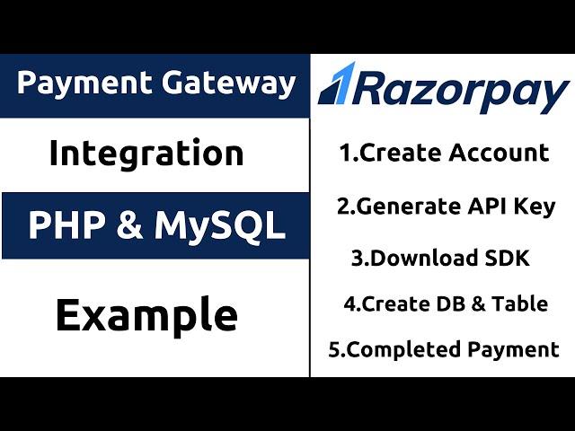 Razorpay Integration PHP & MySQL Website | Tamil