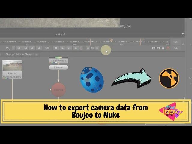 How to export 3D camera data from Boujou to Nuke