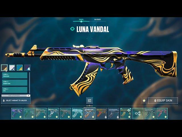 LUNA BUNDLE VARIANTS + FINISHER SHOWCASE - VALORANT