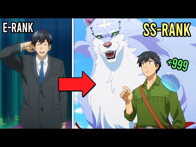 Salaryman Reincarnates As The Weakest E-Rank Hero But He Turns Legendary SS-Rank Wolf Into His Pet