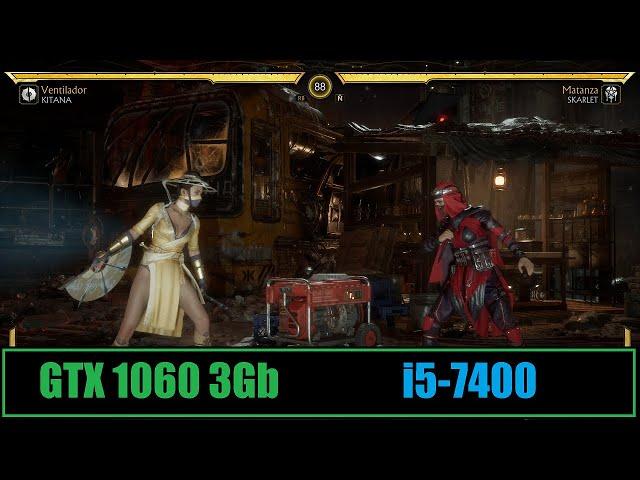 Mortal Kombat 11 - GTX 1060 3gb - i5-7400 - 1080p - 720p - 60 FPS - Configuración - Test 3