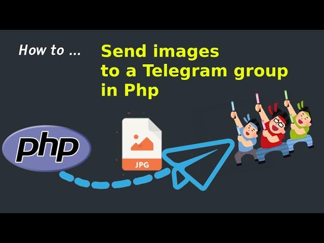 How to send an image to a Telegram group in PHP