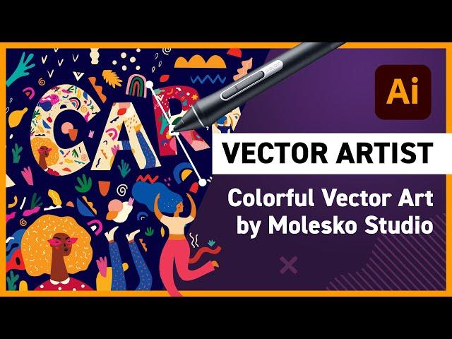 Talented Vector Illustrators #1 - Molesko Studio