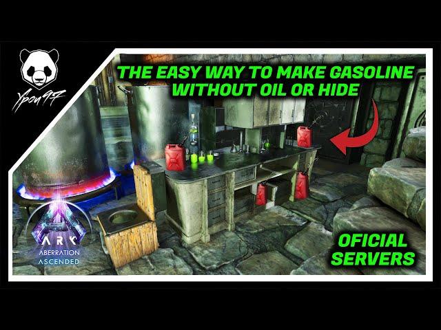 The EASY Way To Make GASOLINE Without Oil Or Hide | ARK: Survival Ascended