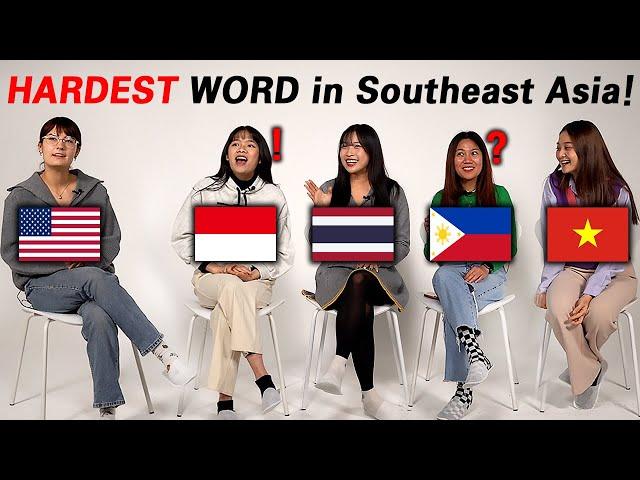 People Try To Pronounce The HARDEST Words in Southeast Asian Languages!!