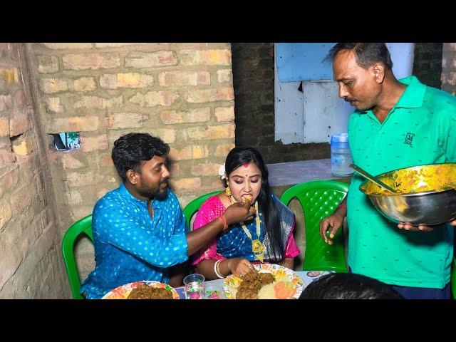 অনেক অপেক্ষার পরে,বিয়ে ও রেজিস্ট্রি ম্যারেজের খাওয়া দাওয়াটা সম্পূর্ণ করলাম!!!