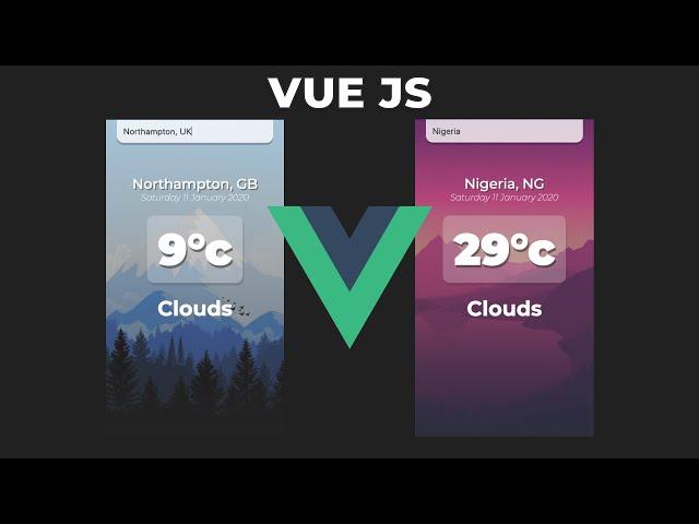 Build a Weather App in VueJS | Vue Beginner Tutorial