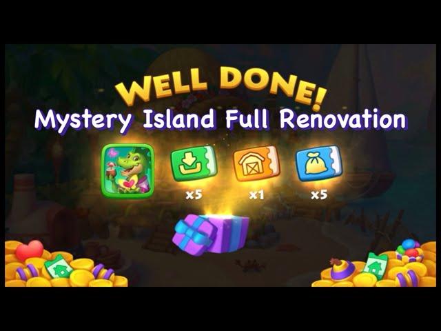 Township : Mystery Island Renovation Completed ! Stage 02-03 #township #TownshipPro