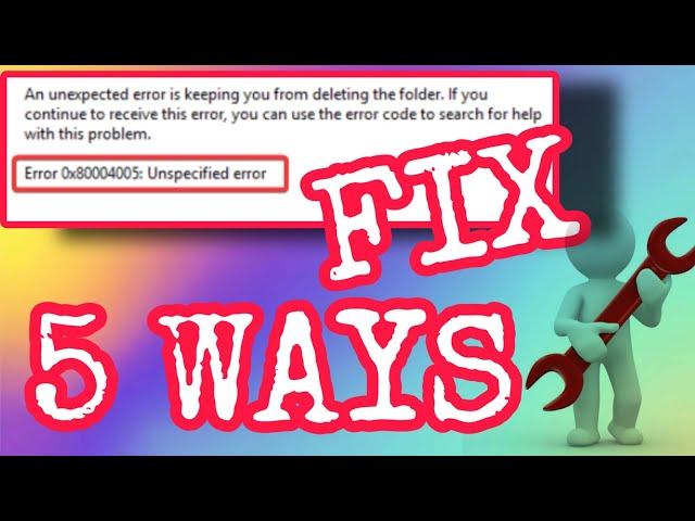 How to Fix Error Code 0x80004005 on Windows 11/10