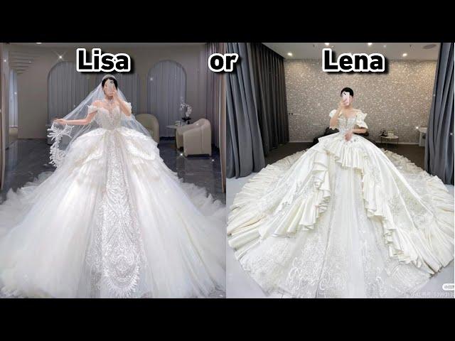 LISA OR LENA (Wedding Edition Bride & Groom)#lisaorlena#trending #viral