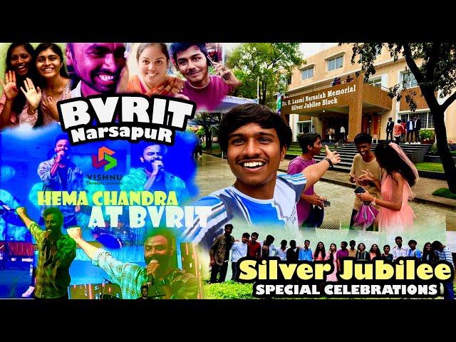 BVRIT Silver jubilee celebrations || Hemachandra Performance || BVRIT NARSAPUR || KIRAN AURA ||