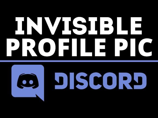 How to Make Invisible Profile Picture on Discord - Blank PFP Discord - 2022