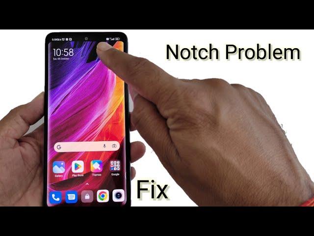 How to fix screen notch problem | apps full screen not working in redmi