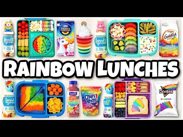 *NEW* RAINBOW Lunch Ideas  Bunches Of Lunches