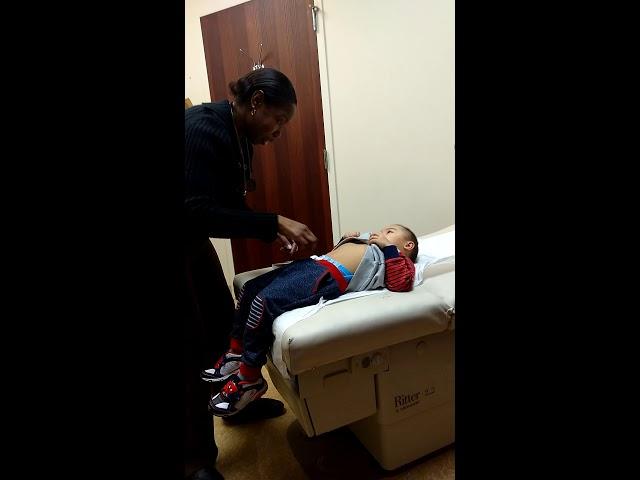 2 years old  Pedia check up. He is such a good boy(3)