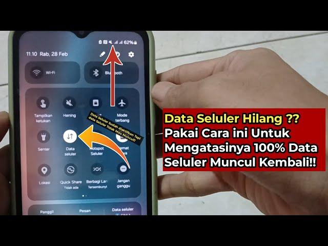 Cara Memunculkan Data Seluler yang Hilang