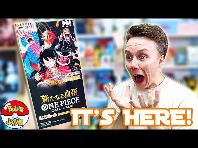 Unboxing the New OP09 One Piece Card Game! SO MANY RARES!