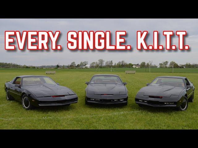 EVERY SINGLE KITT Car Used in "Knight Rider" - How Many Trans Ams Did They Destroy in 4 Years?!?