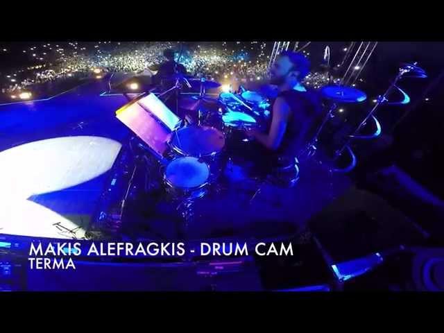 TERMA mazonakis live @ theatro vraxwn (drum cam makis alefragkis)