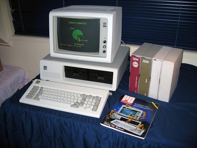 The original IBM PC (IBM 5150) (as seen in Terry Stewart's computer collection)