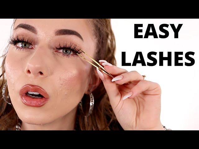 The EASIEST Way to Apply False Lashes