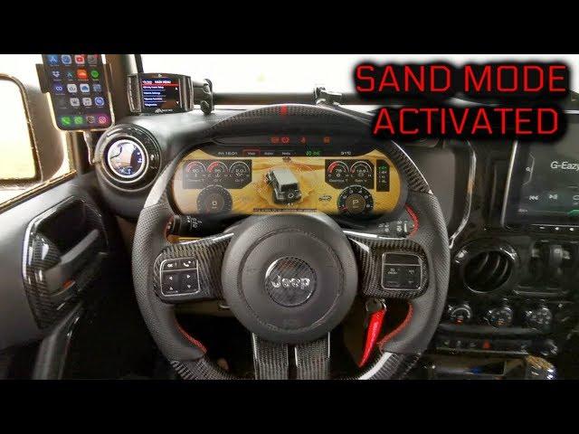 Heavily Modded Jeep Wrangler From Dubai | JK TO JL Conversion | Digital Dash | Borla Atak | Strad