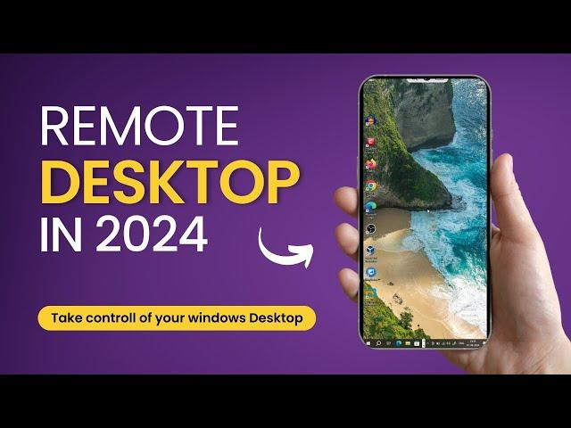 Use Your Phone to Control Your Windows PC | Android & iOS  | Microsoft Remote Desktop (RDP)