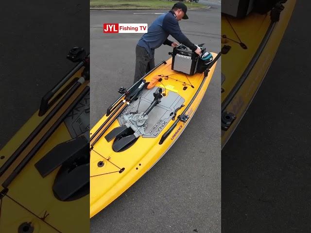 Hobie Lynx kayak setup and launch