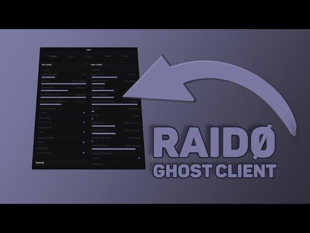 Raid0. The BEST FREE Ghost Client for Closet Cheating?